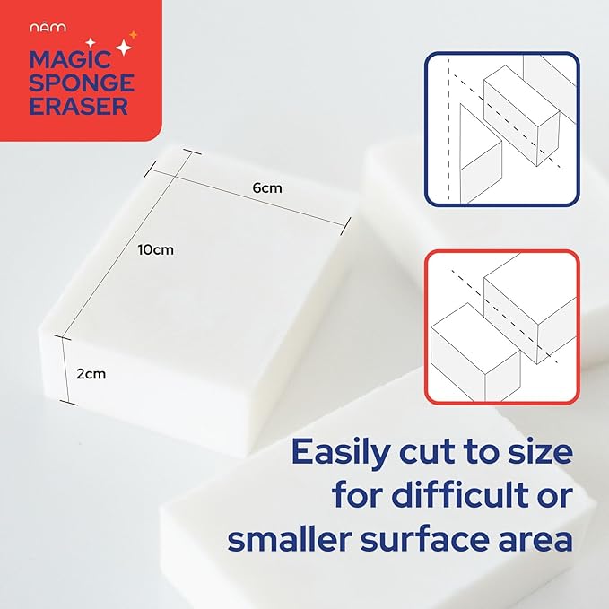 20 Pack Magic Sponge Cleaning Eraser, Melamine Foam Cleaning Pads, Multi-Surface Cleaner for Kitchen, Bathroom, Wall, Floor, Basebaord, Sink & Furniture (20)