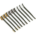 OriGlam Mini Wire Brush Set, Paint and Dirt Remover, Cleaning Welding Slag and Rust, Handy Steel / Nylon / Brass Brush Suitable for Cleaning Paint / Dirt (9)
