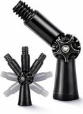 Universal Joint Angle Adaptor for Telescoping Extension Pole, (Head Only, No Pole) Versatile for Window Cleaning, Gutter Cleaning, Light Bulb Changing, Painting & More – Multi-Use Heavy Duty Pole