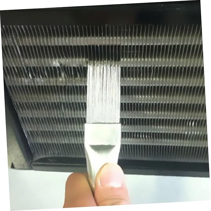 Cabilock 5sets Air Conditioner Fin Cleaning Tool Brush Comb Kit for Radiator and Evaporator Coil Maintenance Lightweight Efficient Dust Removal