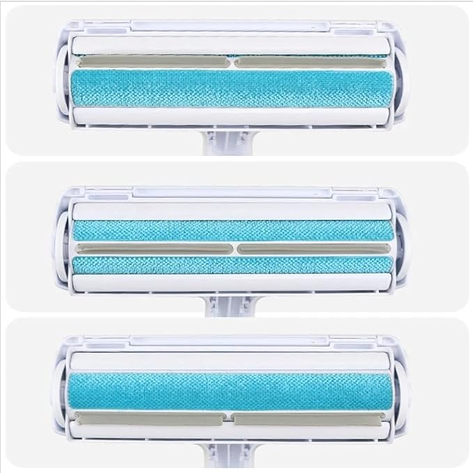 Pet Hair Remover Roller – Reusable Lint Roller for Dog & Cat Fur – Self-Cleaning Animal Hair Removal Tool for Furniture, Couch, Carpet, Bedding, Car & Clothing – No Sticky Tape Needed