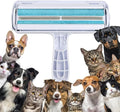 Pet Hair Remover Roller – Reusable Lint Roller for Dog & Cat Fur – Self-Cleaning Animal Hair Removal Tool for Furniture, Couch, Carpet, Bedding, Car & Clothing – No Sticky Tape Needed