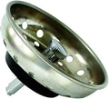 Danco 88275 3-1/4 inch Kitchen Sink Basket Strainer Splash Guard with Stationary Post, Stainless Steel