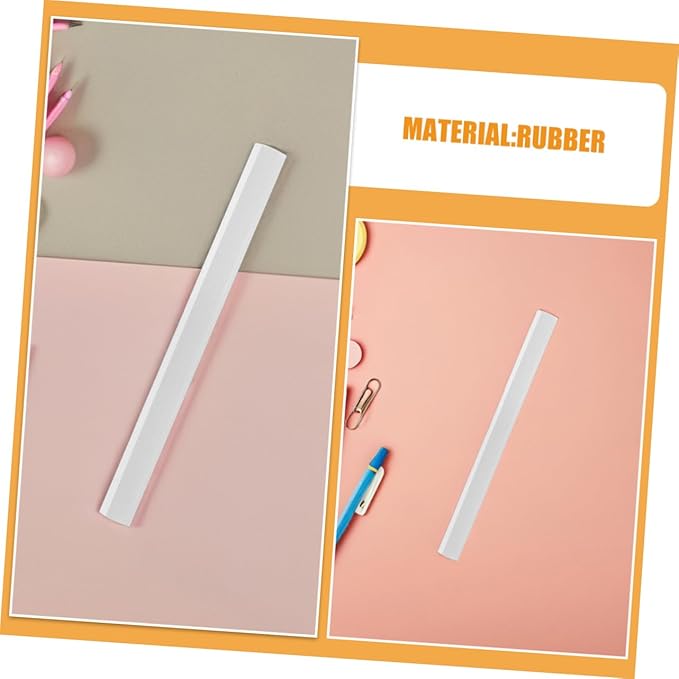 8Pcs Durable Rubber Dustpan Seal Strips for Home Office School Cleaning Antislip Design for Debris Collection and Spill Prevention Compatible with Various Dustpans