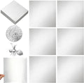 40 Packs Aluminum Metal Crafts DIY Foil 12 Inch x 12 Inch x 0.07 mm Thick for Art Project Aluminum Flashing Roll Wide Sheet Multipurpose Metal Sheets(Silver)