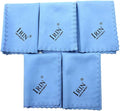 5pcs Microfiber Polishing Cleaning Cloth for Musical Instrument Guitar Piano Violin Sax Clarinet Flute Universal