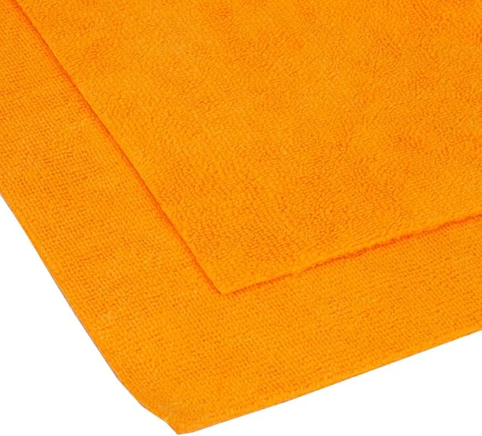 Maxshine Universal Orange Microfiber Tear-Away Towel Roll | 30 Reusable 12”x12” Sheets, 260GSM Terry Microfiber | Eco-Friendly Lint-Free Cleaning Cloths for Car Detailing, Home & Garage Use