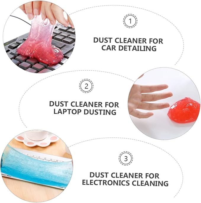 ARTIBETTER Keyboard Cleaning Gel for 20 PCS Dust Remover Desktops Electronics Detailing Gel Random Color