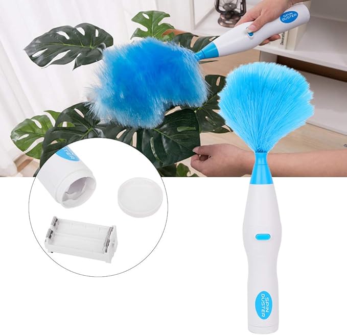 Blinds Cleaning Tool, Electric Duster, Long Lifespan Ceiling Fan Cleaner Pet Hair for Mini Blind for Furniture