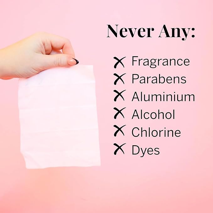Pixie Feminine Wipes - On The Go Public Bathroom Wipes for Feminine Care - Safe On Period Cups & Menstrual Discs - Biodegradable, Flushable, pH Balanced & Unscented Menstrual Cup Wipes (20 Count)