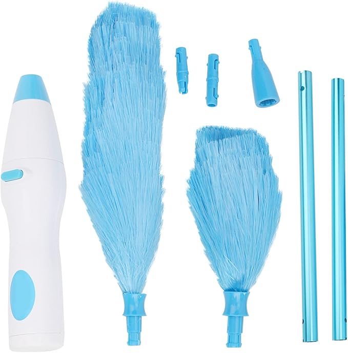 180° Electric Furniture Duster, 9.25 * 1.57in Automatic Duster, Electrostatic Adsorption for Furniture Doors and Cars Keyboards