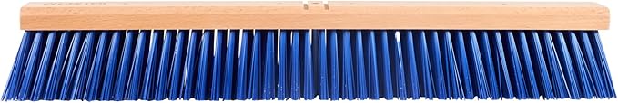 Restaurantware-BROOM HEAD ONLY: Clean Tek Professional 24-Inch Broom Head, 1 Heavy-Duty Push Cleaning Tool - Handle And Brace Sold Separately, Heavy Plastic Bristles, Wooden, Commercial Use