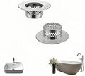2-Pack Stainless Steel Drain Filter for Bathtub, Shower & Sink – 1.97” Universal Hair Catcher, Clog Preventer for Tub, Floor Drain, Bathroom Sink, Kitchen Sink – Easy Clean, Fast Flow, Odor & Guard
