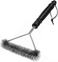 Grill Brush BBQ Grill Cleaner Brush Safe & Efficient Grill Cleaning Brush12- Stainless Steel，Oven Cleaner Brush
