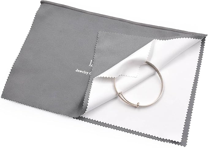 Pro Size Silver Polishing Cloth Jewelry Cleaning Cloth 11" X 14" inches for Cleaning Gold, Silver and Platinum Jewelry Coins Watch, Keeps Jewelry Clean and Shining. (Pack of 1)