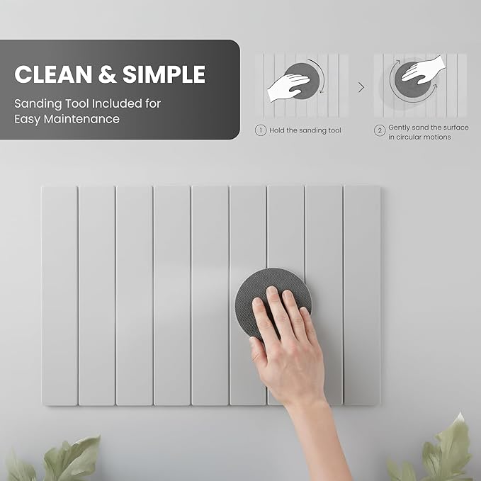 Large Stone Drying Mat for Kitchen Counter - Collapsible Quick-Dry Diatomite Dish Drying Mat, Non-Slip (Gray)
