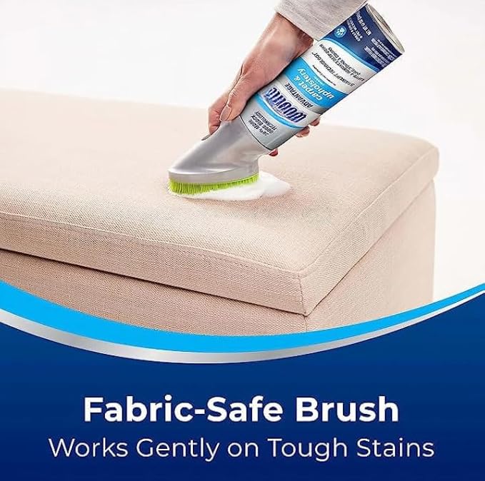 Woo-lite Carpet and Upholstery Foam Cleaner with Built-in Brush, Triple Action Stainlift Technology for Stairs, Fabrics, Pet Odors (2 Pack)