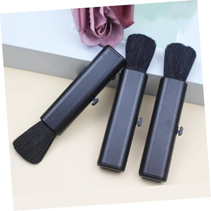 Kichvoe 3pcs Car Air Vent Cleaning Brush Set with Soft Bristles, Adjustable Car Interior Duster for Dashboard and Vent Detailing, Black Auto Detailing Tool for Vehicle Maintenance