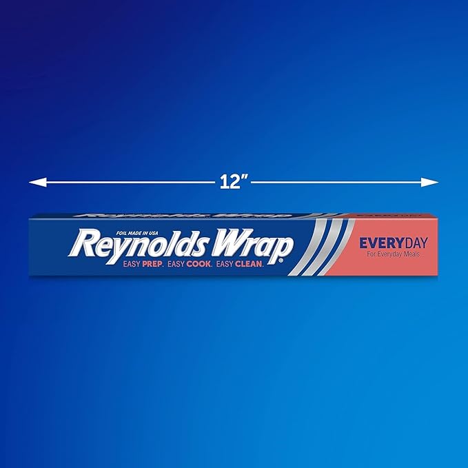 Reynolds Wrap Everyday Strength Aluminum Foil, 75 Square Feet (Pack of 4)