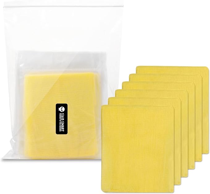 SainSmart Tack Cloth Set, 6-PCS, Anti-Static Unfold Size 18'' x 36'', Fast Dust Remove for Woodworking, Sanding, Painters, Surface Cleans, Automotive, Sticky Cleaning Tack Tags Wax and Silicone Free