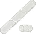 Ergonomic Cooling Gel Wrist Rest Pad for Computer Keyboard and Mouse, Arm Support with Non-Slip Base for Desk Cute Accessories (Classic, Transparently, Suitable for Keyboardand Mouse Set)