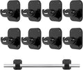 Adhesive Curtain Rods No Drilling Holder,No Drill Curtain Rod Brackets,Renter Friendly Curtain Hooks for Hanging Drapes,Over Blinds for Dorm Apartment Kitchen Bedroom Home