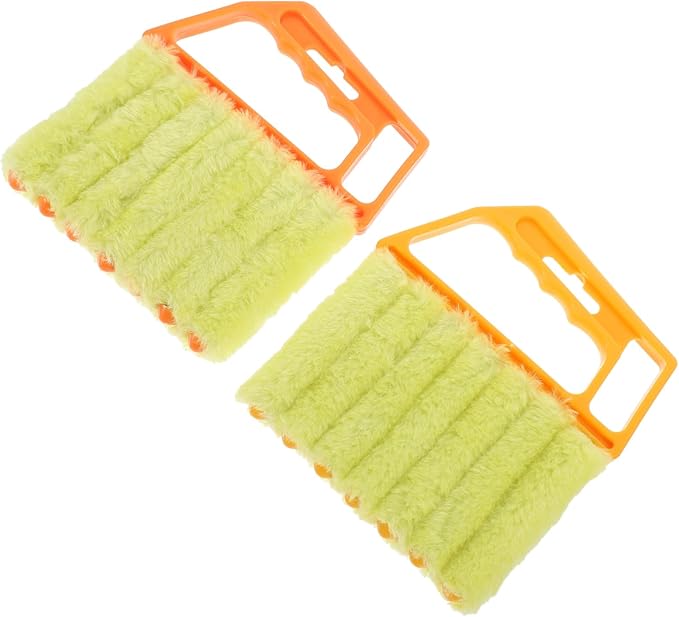 2pcs Blinds Cleaning Brush for Window and Home Use Versatile Pulley Brush for Blinds Lightweight and Reusable for Shutters Air Conditioners and More