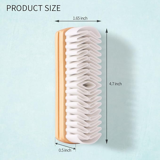 2Pcs Suede Cleaning Brush,Suede Eraser Kit for Shoes,Boots,Jackets, Bags, and Sofas, Wooden Handle Suede Shoe Cleaner by RARKVEN