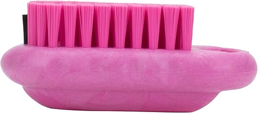 SPARTA Nail Scrub Brush Commercial-Grade, Heavy-Duty Hand and Fingernail Brush with Stiff Bristles for Gardeners, Mechanics, And Foodservice Personnel, Plastic, 5 Inches, Pink
