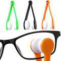 Sun Glasses Eyeglass Cleaning Soft Brush Tool Mini Microfiber Portable Sunglasses Spectacles Cleaner Cleaning Clip-3 Pieces