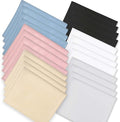 CONLI 24 Pack Microfiber Cleaning Cloth for Eyeglasses 17x14cm/6.7x5.5in Luxury Suede Glass Cleaning Cloth Glasses Cleaner for Eye Glass Lens Cleaning Gentle and Lint-Free