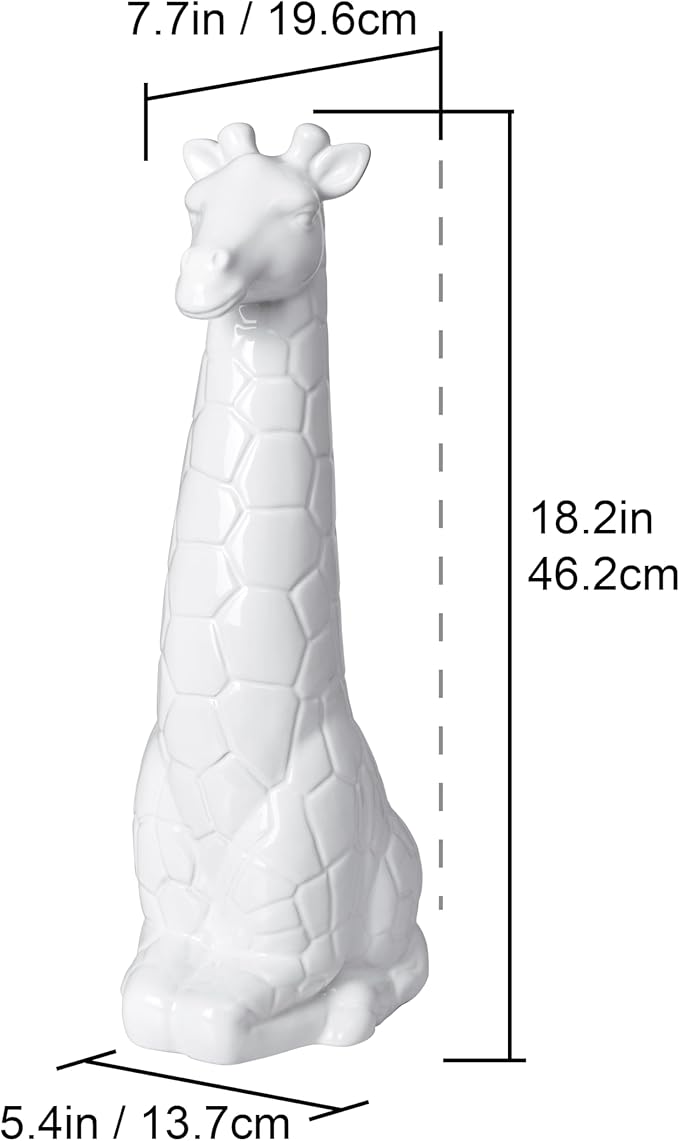 Giraffe Toilet Brush Holder and Brush Set