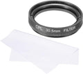 MECCANIXITY 30.5mm Circular Polarizer Filter, Double Sided Multi-Layer Coatings Polarizing Filter with Cleaning Cloth for Camera Lens