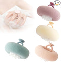 Super Soft Sunflower Suction Cup Bath Ball, 2026 Upgraded 2-in-1 Sunflower Bath Ball Exfoliating Bath Sponge Cleaning Brush, Sponge Mesh Pouf Shower Ball for Women, Men Shower (Colorful-4)