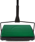 Yocada Carpet Sweeper Cleaner for Home Office Low Carpets Rugs Undercoat Carpets Pet Hair Dust Scraps Paper Small Rubbish Cleaning with a Brush Green