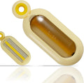 Lint Roller Resuable for Clothes, Magic Self- Cleaning Pet Hair Remover for Cats Dogs Fur, Portable Washable Pet Hair Removal Tool Brush for Curtain, Carpet, Bedding, Sofa, Couch, Yellow