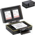 DB-110 LI-90B LI-92B Camera Battery Memory Card Storage Case Holder for 2 Slots SD Card + 1 Slots Battery, Olympus Ricoh Camera Batteries Box for Olympus TG-7 TG-6 TG-5 TG-4 TG-3 Ricoh GR3 GR3X HDF
