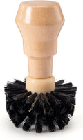 Coffee Portafilter Basket Cleaning Brush, Stiff Bristles and Wood Handle Coffee Accessories, Coffee Filter Brush Fits for 54mm/58mm Espresso Barista Machine Cleaning Tool