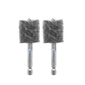 WICKED Professional ID Copper Tube Pipe Cleaner Replacement Brushes (1” (2-Pack))