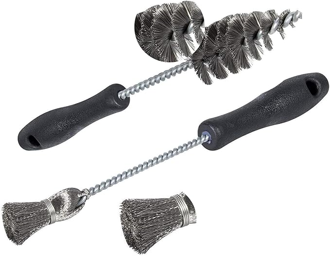 2PC Injector Sleeve Cup Bore Seat Cleaning Brush Fit for 1994-2018 Ford Powerstroke 6.0L-7.3L, Caterpillar C7/C9, Navistar/Maxxforce (Replaces AP0084/AP0085)