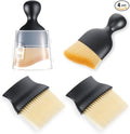 4 Pcs Car Interior Cleaning Brush Automotive Interior Dusting Brush Soft Bristle Detailing Brushes Car Vent Cleaner for Dashboard, Vents, Leather & Keyboards (Yellow)