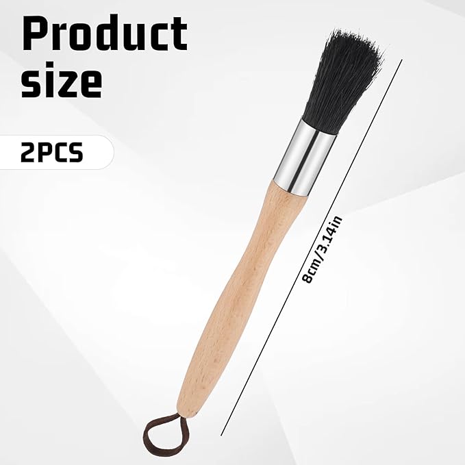 2pcs Parts Cleaning Brush Engine Cleaning Brushes Home and Auto Use Parts Cleaner Brush for Clean Motors Metal Part Machinery Automotive Detail Brushes