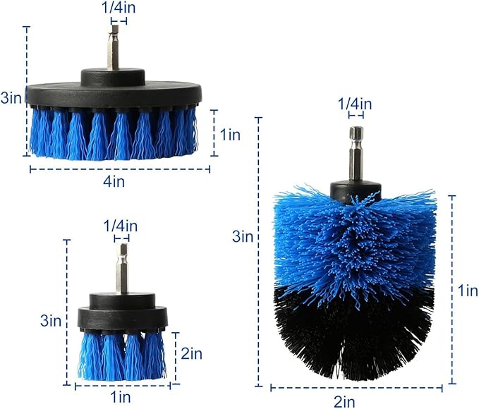 iMounTEK All Purpose Power Scrubber Cleaning Brush Combo Kit.
