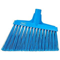 Vikan 29163 Flagged, Soft Angled Broom Blue