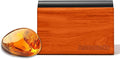 Car Air Freshener-The Original Wood Air Freshener for Visor Clip - Long Lasting Car Odor Eliminator and Scent Diffuser for Cabin, Truck & SUV-Includes 2 Metal Clips-Amber