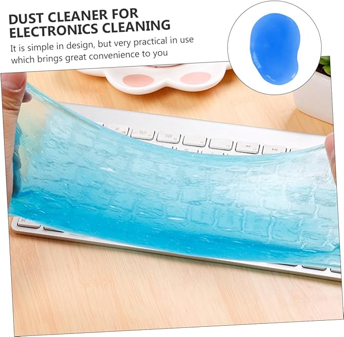 Keyboard Cleaning Gel for Computer Laptop Electronics 20 PCS Dust Remover Easy to Use Detailing Gel for Dust and Dirt Removal Random Color