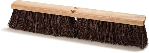 SPARTA Flo-Pac Palmyra Floor Sweep, Heavy Sweep for Cleaning, 24 Inches, Brown, (Pack of 12)
