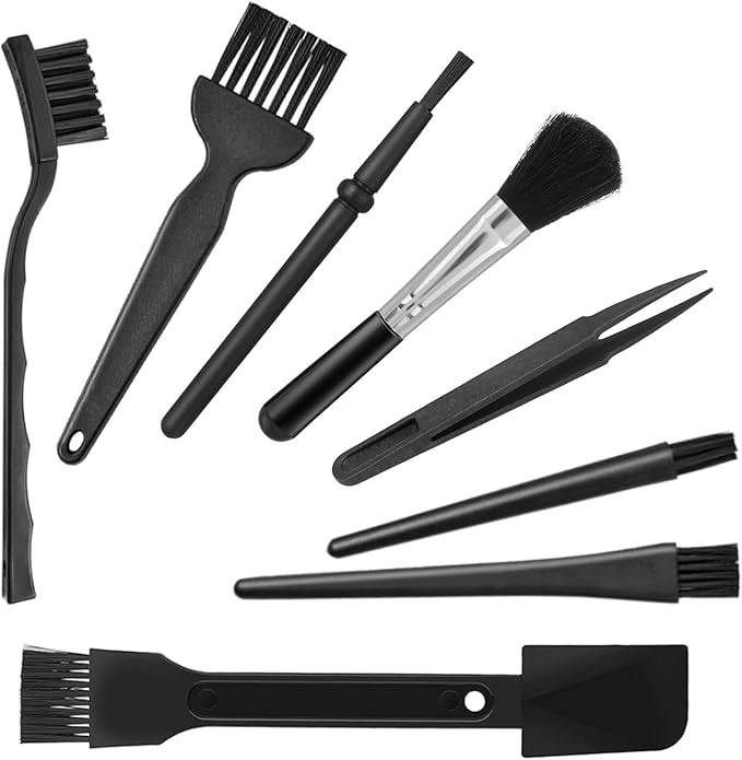 Computer Keyboard Cleaning Brush 8Pcs Small Portable Laptop Electronics Camera Anti Static Brushes Kit