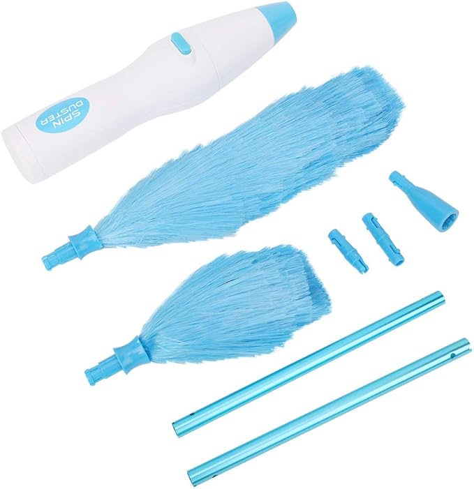 Blinds Cleaning Tool, Electric Duster, Long Lifespan Ceiling Fan Cleaner Pet Hair for Mini Blind for Furniture
