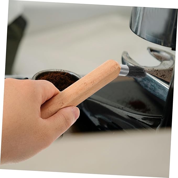Angoily Grinder Brush Cleaner Essential Tool for Coffee Machine Cleaning Brush Soft Bristles for Deep Cleaning